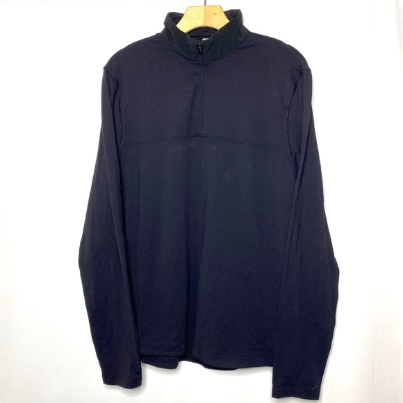 Lululemon Black 1/4 Zip Pullover Long Sleeve - Picture 1 of 9